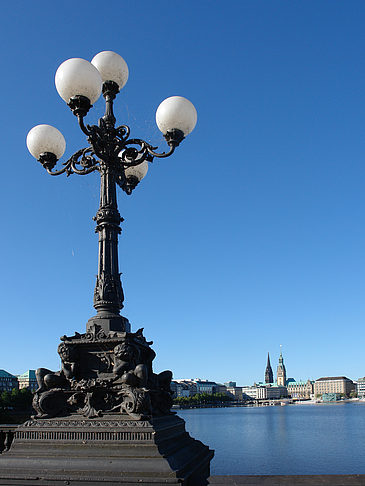 Fotos Laterne und Binnenalster | Hamburg