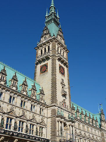 Fotos Rathaus von der Seite | Hamburg