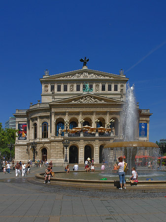 Alte Oper mit Opernplatz Foto 