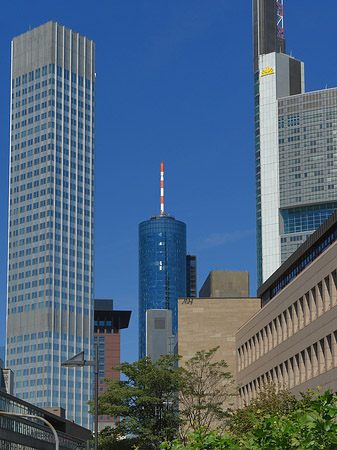 Foto Eurotower mit Commerzbanktower