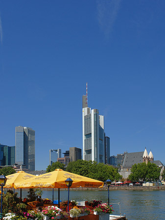 Fotos Skyline von Frankfurt mit Schöfferhofer Weizen