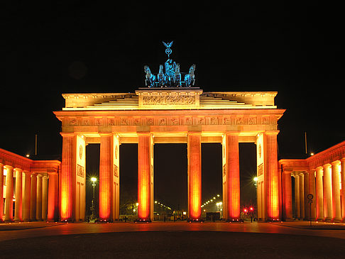 Foto Brandenburger Tor bei Nacht - Berlin