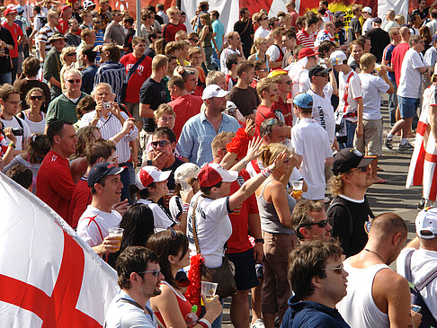 Foto Englische Fans - Berlin