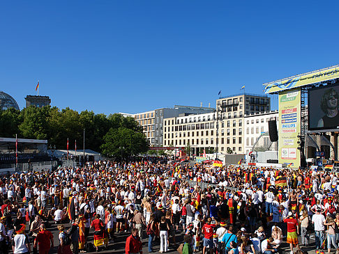 Leinwand und Fans Foto 