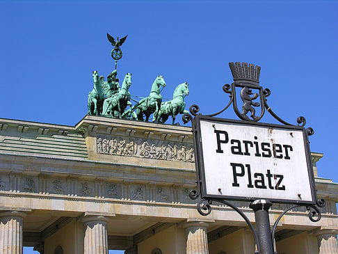 Foto Brandenburger Tor - Berlin