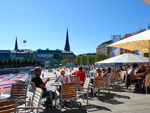 Foto Brunchterrasse auf dem Alster Pavillon