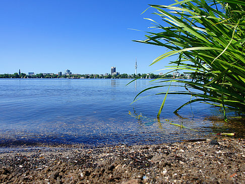 Badestrand an der Außenalster Foto 