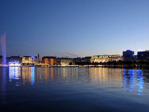 Binnenalster am Abend Foto 