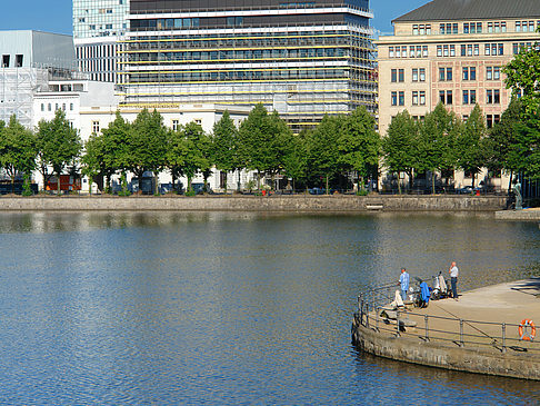 Fotos Angler an der Binnenalster | Hamburg