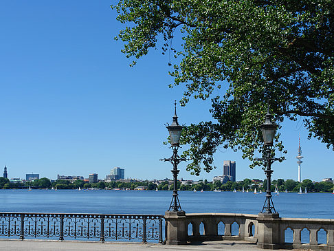 Foto Brücke an der Binnenalster - Hamburg