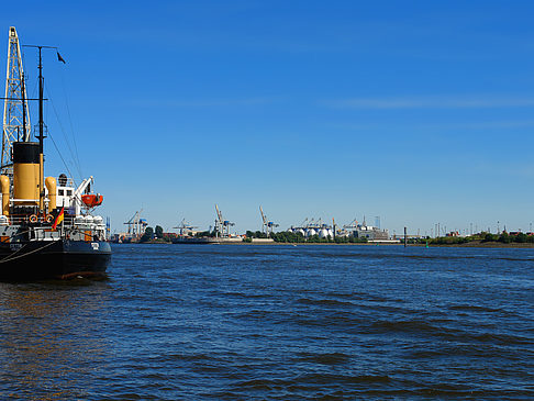 Foto Hafen von Övelgönne - Hamburg