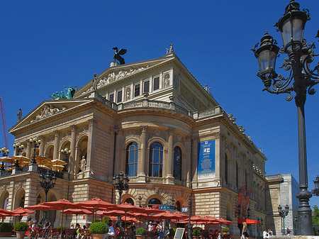 Foto Oper mit Laterne - Frankfurt am Main