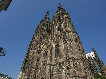 Westfassade des Kölner Doms Fotos