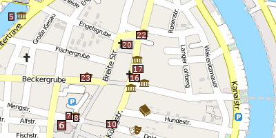 Behnhaus Lübeck Stadtplan