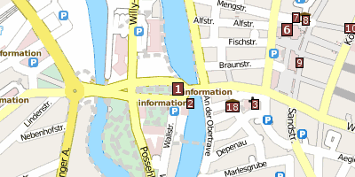 Stadtplan Holstentor Lübeck