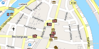 Jakobikirche  Lübeck Stadtplan