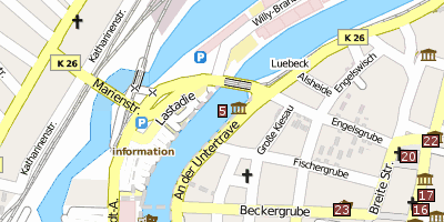 Stadtplan Museumshafen Lübeck